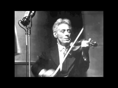 Fritz Kreisler plays his arrangement of Romberg's 'Deep In My Heart, Dear'