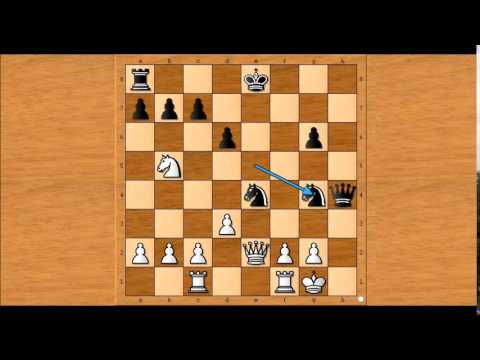 Paklena kombinacija u napadu - LUDVIGSEN vs SORENSEN -  Latvijski gambit # 1013