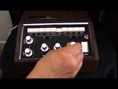 Univox SR-55 Vintage Analog Drum Machine Demo