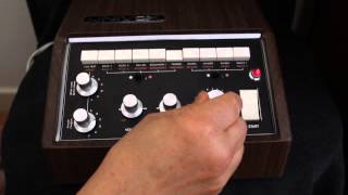 Video thumbnail for Univox SR-55 Vintage Analog Drum Machine Demo by pianopatch