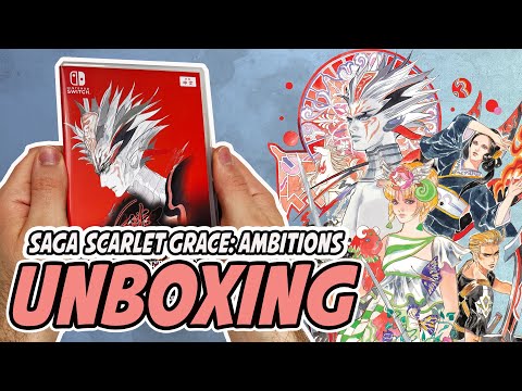 Saga Scarlet Grace: Ambitions (Nintendo Switch) Unboxing