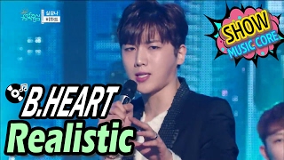[HOT] B.HEART - REALISTIC, 비하트 - 실감나 Show Music core 20170204