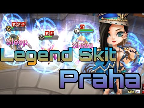 魔靈召喚 | 傳奇Skit | 改版水奧100%敵軍全睡 | 可奶可控可消? | SUMMONERS WAR| Legend Skit |Skill balance Praha |100% sleep