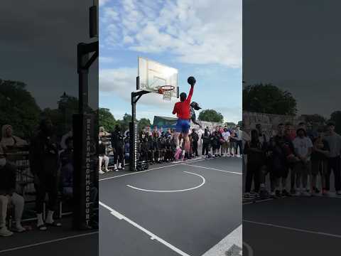 1v1 Losses = Lessons 🤝 (but never play with your food) #streetball #basketball