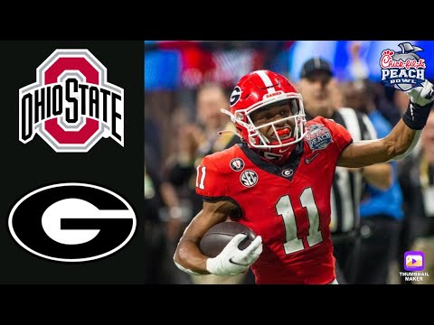 Georgia Highlights vs Ohio State | 2022 Chick-fil-A Peach Bowl Highlights | 12/31/22