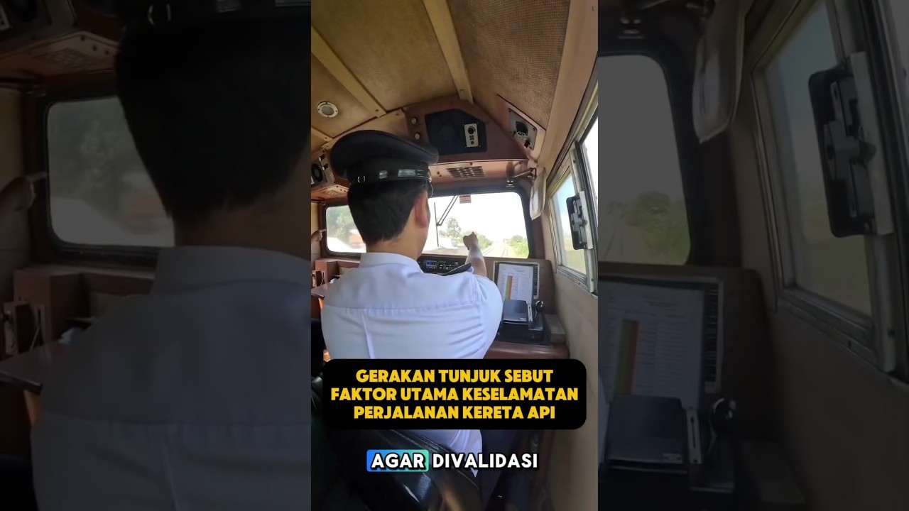 Tunjuk sebut oleh masinis #keretaapi #masinis #lokomotif #cc206 #cabride #edukasi #railfans