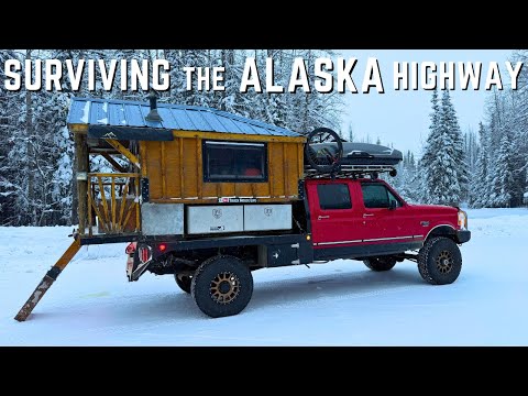 Surviving 2,000 Miles of Ice & Snow | I've NEVER Had This Much Trouble Driving the Alaska Highway