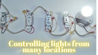 Wiring a 4 Way Circuit to Control Lights