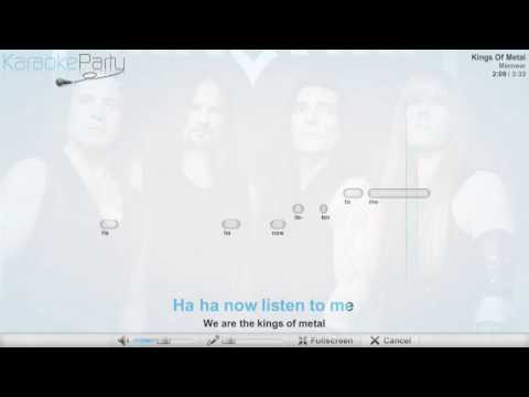 Manowar - Kings Of Metal - karaoke