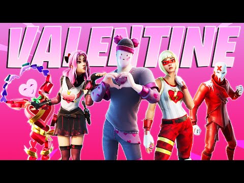 Fortnite All Valentine Skins! Every Valentines Day Skin - Fortnite Battle Royale
