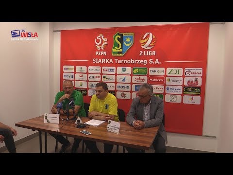 KONFERENCJA PRASOWA PO MECZU SIARKA TARNOBRZEG - STAL STALOWA WOLA