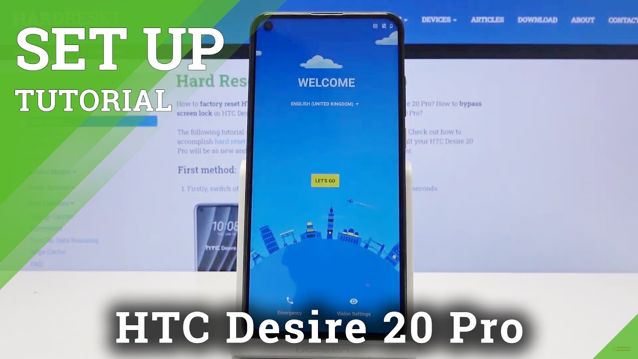 Set Up HTC Desire 20 Pro – First Configuration