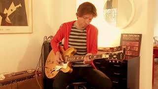 Video thumbnail for 1995 Epiphone "Riviera", gold flake by GregsGuitars