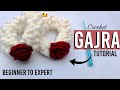 Make Crochet Gajra In Just 15 Minute Easy Crochet Hand Gajra Tutorial For Beginners