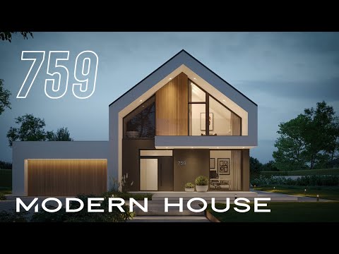 Nowoczesna stodoła - projekt domu Modern House New House 759