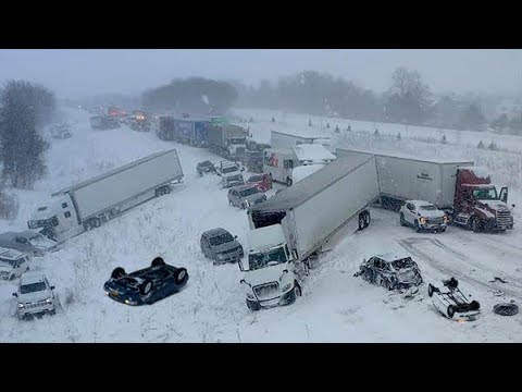 Chaos in Tennessee Louisiana! Super Ice Storm Causing Many Major Incident in Mississippi