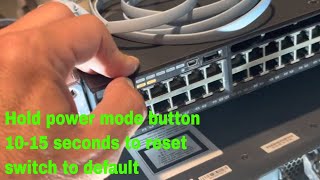 Reset forgotten password Cisco 3650 switch #ciscoswitch #ciscotraining #ciscosecurity