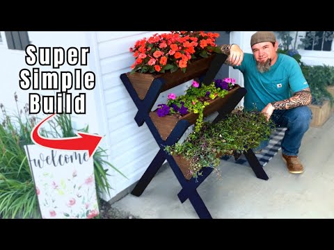 DIY Tiered 3 Box Planter- Make Money Woodworking
