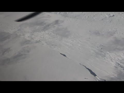 First Video of Antarctica's Massive Larsen C Iceberg