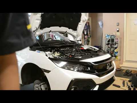 Installing Lowering Springs on a 10th Gen Civic Sport!