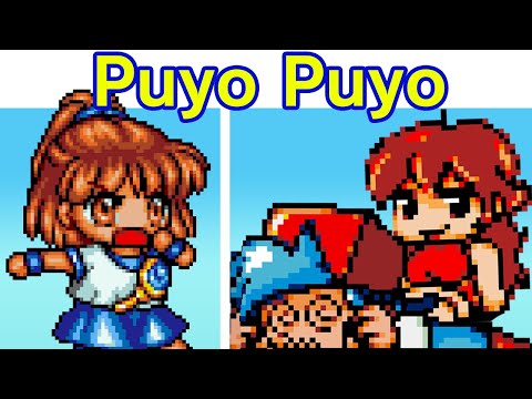 Friday Night Funkin' VS Arle FULL WEEK + Cutscenes Animation | Arle Meets BF+GF (FNF Mod/Puyo Puyo)