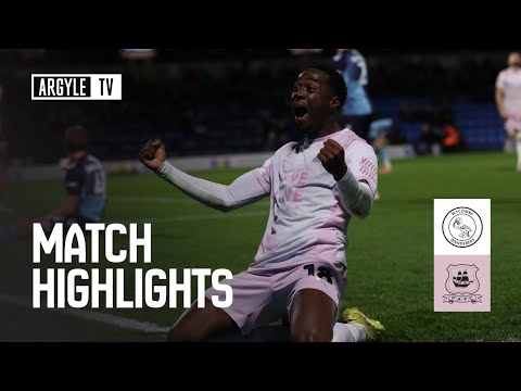 Match Highlights | Wycombe Wanderers v Argyle