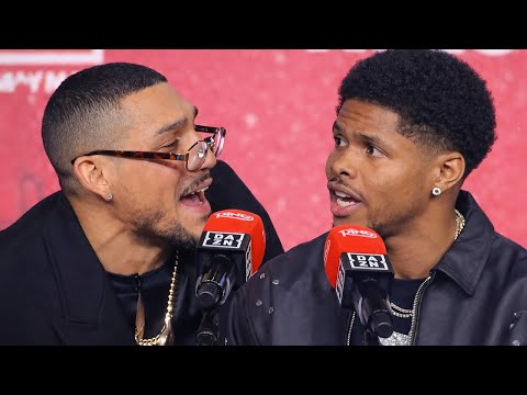 Teofimo Lopez vs Shakur Stevenson - FULL HEATED Final Press Conference & Face Off