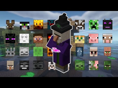 Witch VS All Mobs - Minecraft Mob Battle
