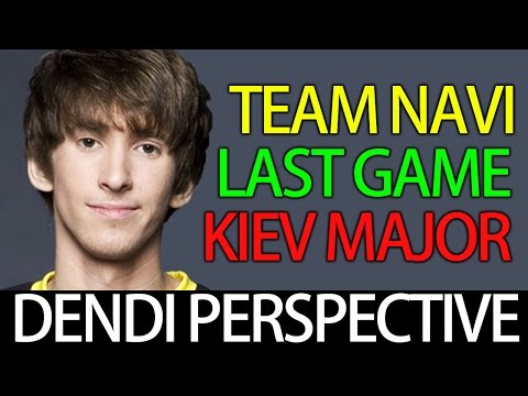Last Game of Navi at KIEV Major Dendi Perspective Just Sad