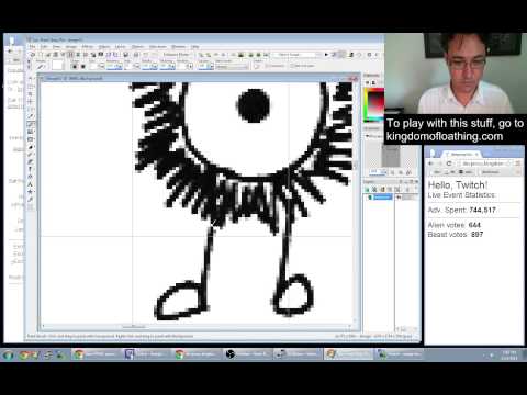 Kingdom of Loathing Live Development Twitch Stream 1 (5/24/2014)