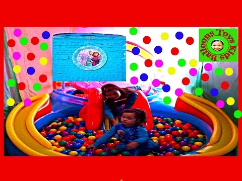 Disney Frozen Videos Part 1 of 3 Super Fun Frozen Pinata Surprise Toys Kids Balloons and Toys Video