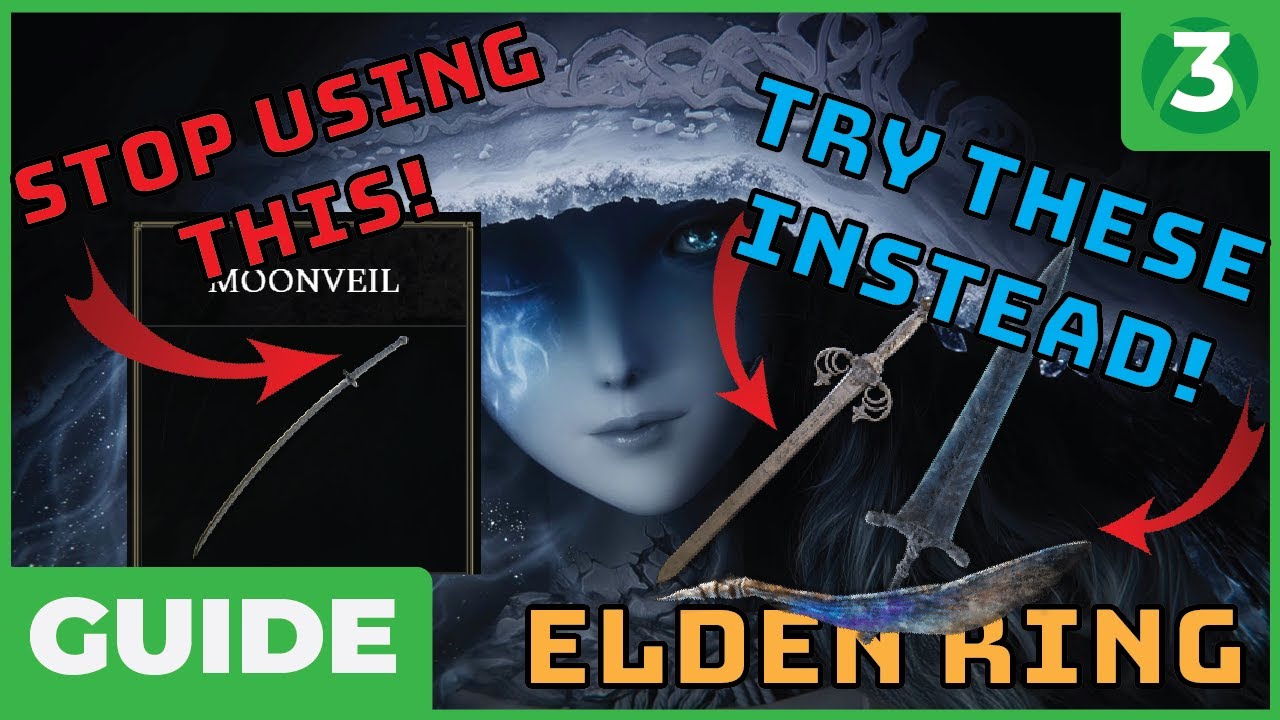 STOP using Moonveil Katana! - Great INT Weapons to use instead in Elden Ring