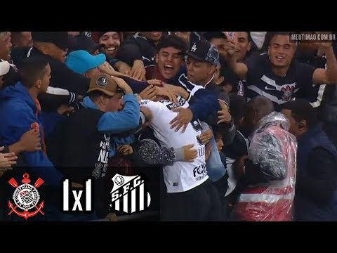 Corinthians 1x1 Santos - Gols da Partida - Brasileirão 2018