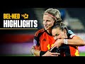 Belgium 2-1 The Netherlands | Last Minute Explosion | Women's Nations League