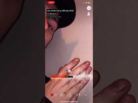 Lil sknow - xxx remix carry on ( rip xxx )
