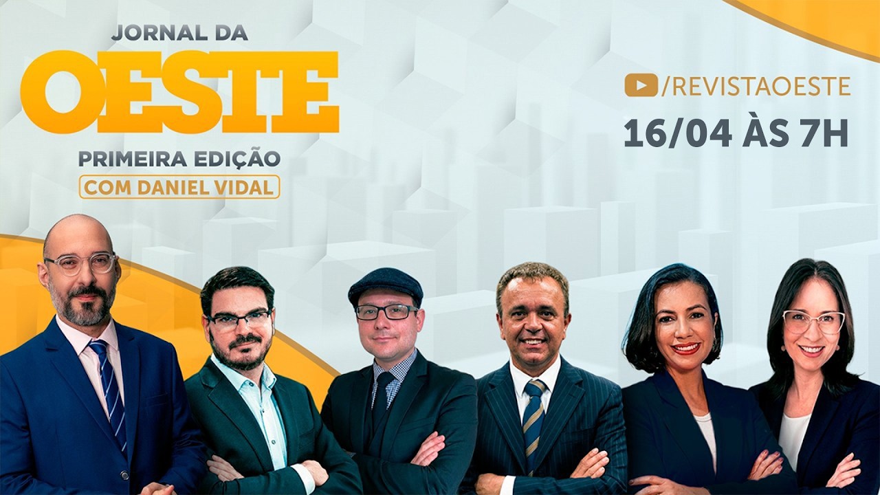 JORNAL DA OESTE PRIMEIRA EDIÇÃO, COM DANIEL VIDAL - 16/04/26