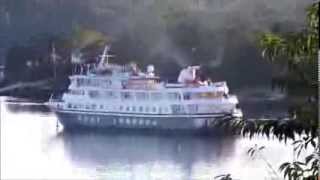 preview picture of video 'Expedition cruise ship Yorktown departs Boothbay Harbor'