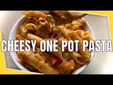 Easy Creamy Cheesy One Pot Chicken Pasta Recipe/ How To Make Creamy Cheesy Chicken One Pot Pasta