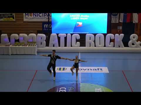 MCFS ACRO, CZE KRIZOVA Monika - LAINER Stepan, 2. Place   [www.rokenrol.cz]