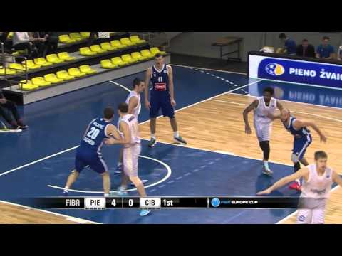 Pieno Zvaigzdes (LTU) v BC Cibona (CRO)