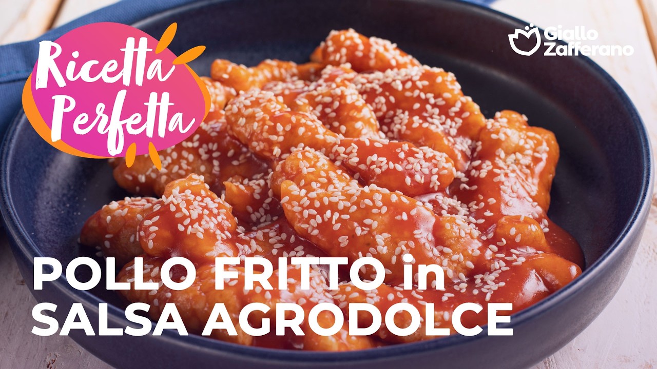 🔥 POLLO FRITTO in SALSA AGRODOLCE - fatto in casa buono come quello del ristorante!🥢😍