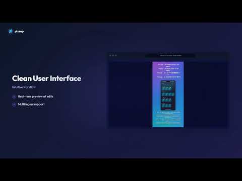 PixZap-All-in-one photo editor video thumbnail
