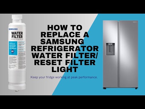 EASY Samsung Fridge Water Filter Replacement & Reset Light Tutorial in 5 Minutes