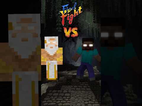 Herobrine vs all steve and god who wins