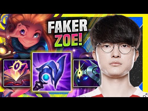 FAKER IS SO GOOD WITH ZOE! - T1 Faker Plays Zoe Mid vs Nunu! | Season 11