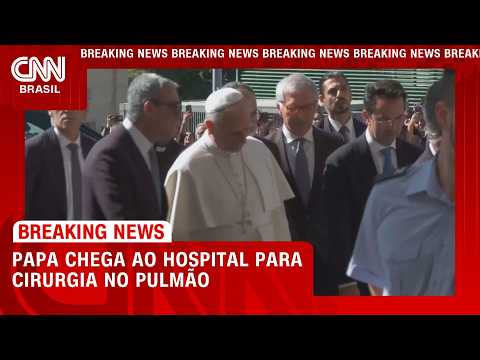 Veja: Papa Leão XIV chega ao hospital para cirurgia no pulmão | CNN NOVO DIA