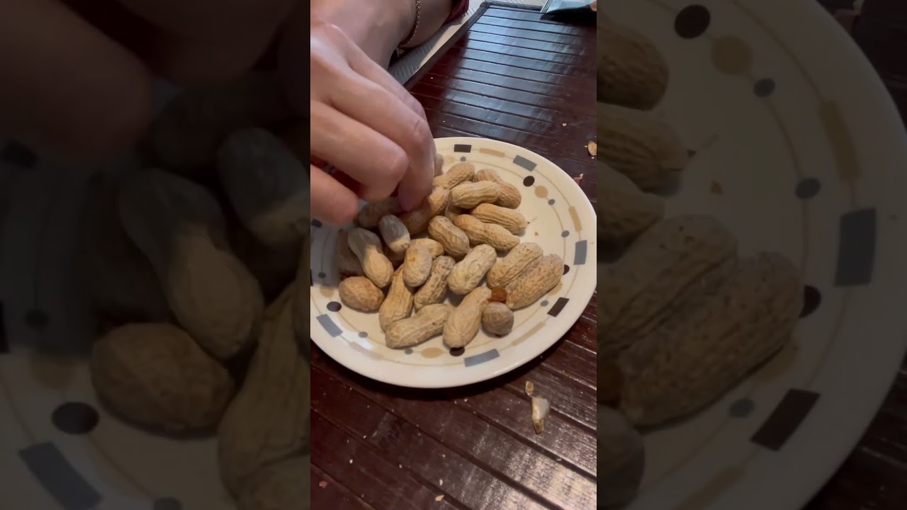 Roasted peanuts(unshelled) #asmr  #yummy #satisfying