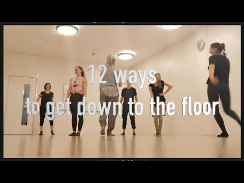 dance ways to get down to the floor