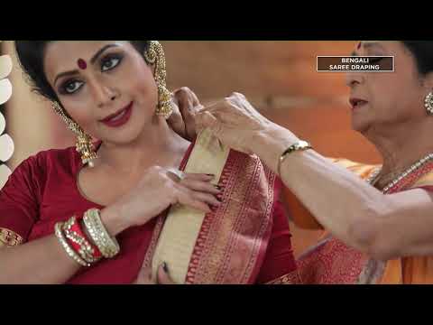  Bengali Saree Drape alias Box Pleat Drape