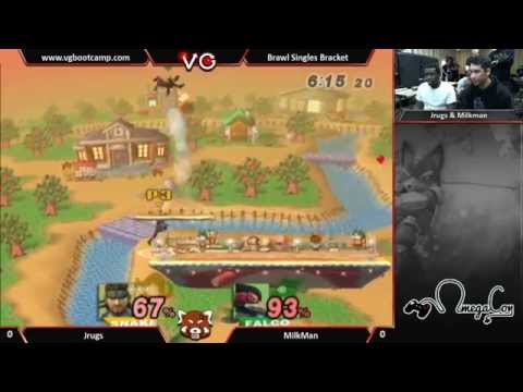OmegaCon 2013 - Jrugs (Snake) Vs. Milkman (Falco) - Losers Semis - SSBB